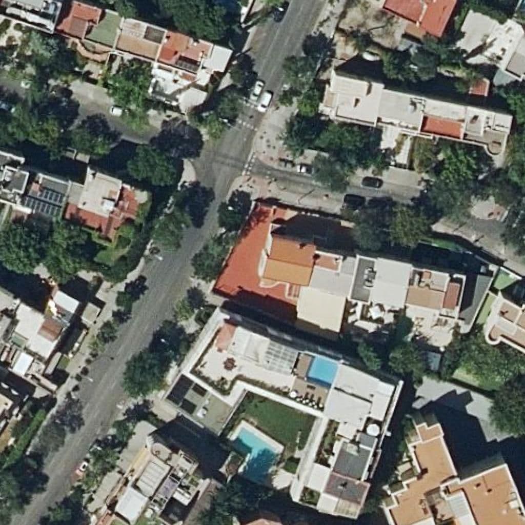 Aerial view of the grounds of Nervion