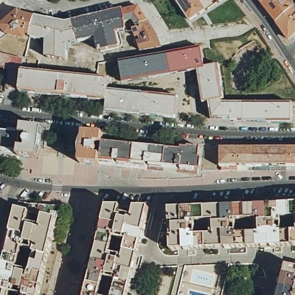 Aerial view of the grounds of Maria Inmaculada