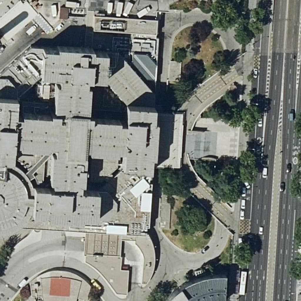 Aerial view of the grounds of Escuela Tecnico Profesional De La Salud De La Comunidad De Madrid