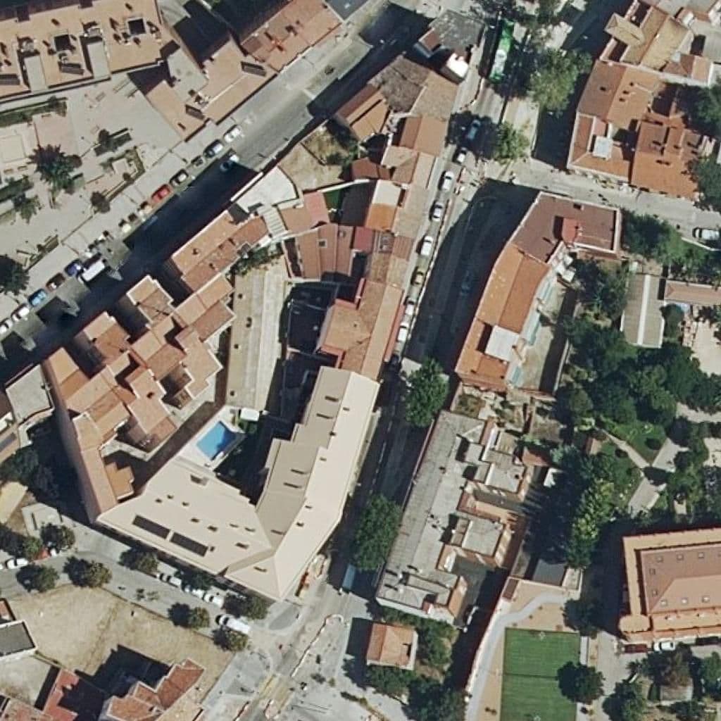 Aerial view of the grounds of Cedel