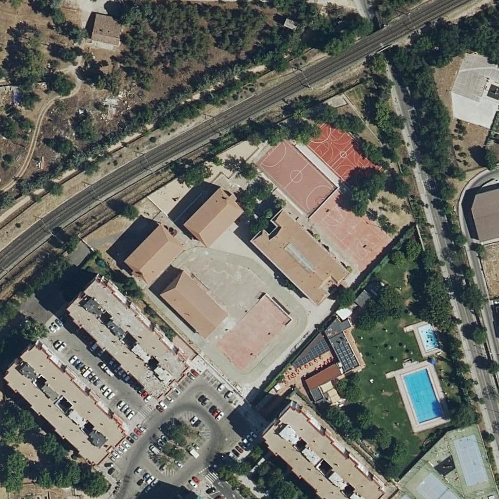 Aerial view of the grounds of Federico Garcia Lorca