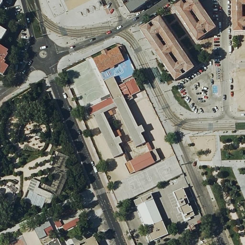 Aerial view of the grounds of Ciudad De Merida