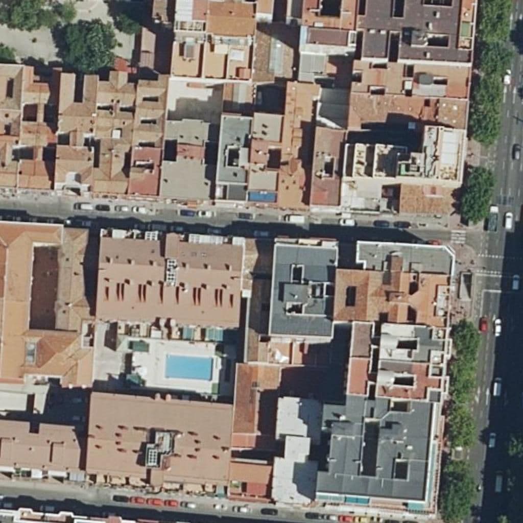 Aerial view of the grounds of Villa Juventus