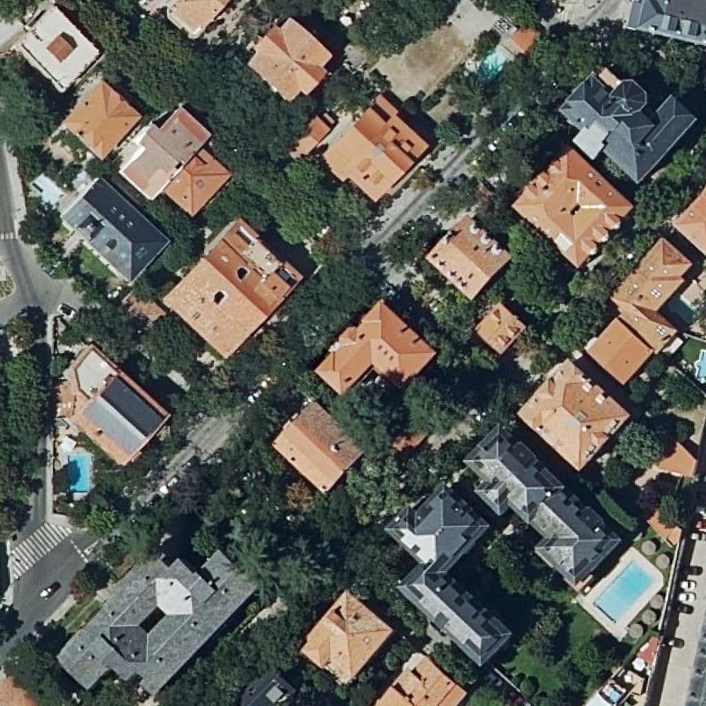 Aerial view of the grounds of Ntra. Sra. Del Patrocinio