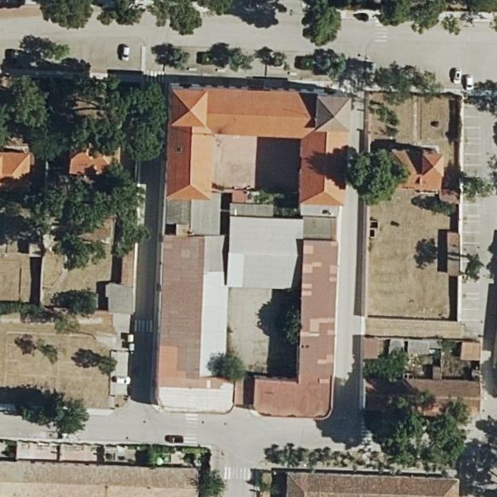 Aerial view of the grounds of General Izquierdo