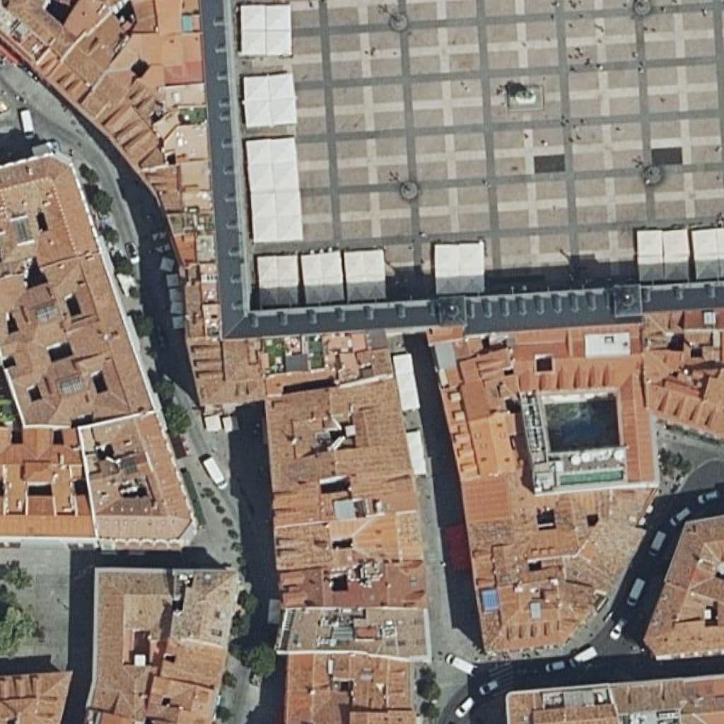 Aerial view of the grounds of C.n.de F.p.de 1 Grado