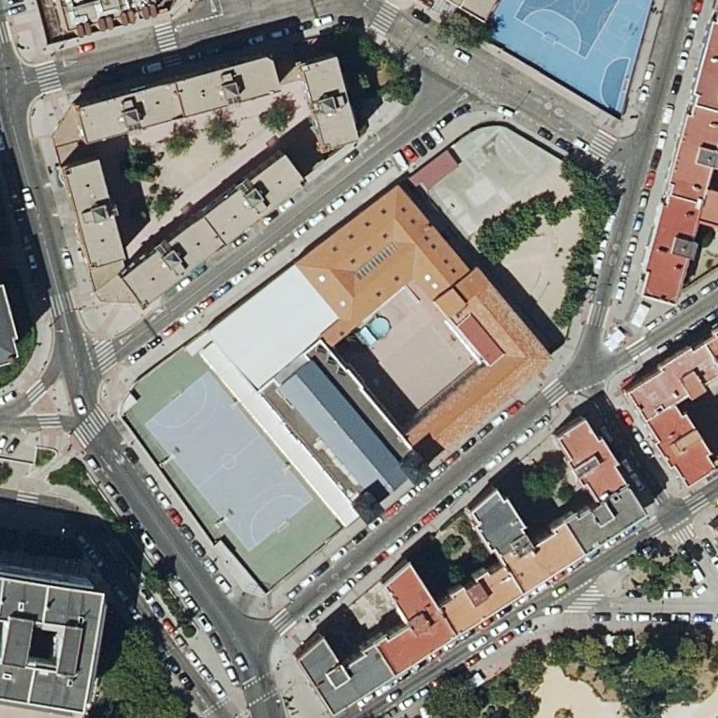 Aerial view of the grounds of San Valentin