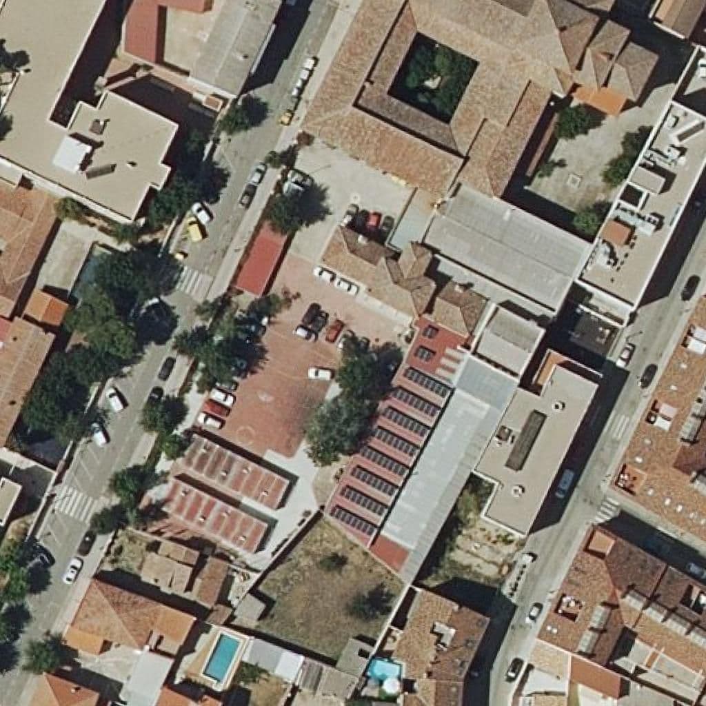 Aerial view of the grounds of Nuestra Señora De La Victoria De Lepanto