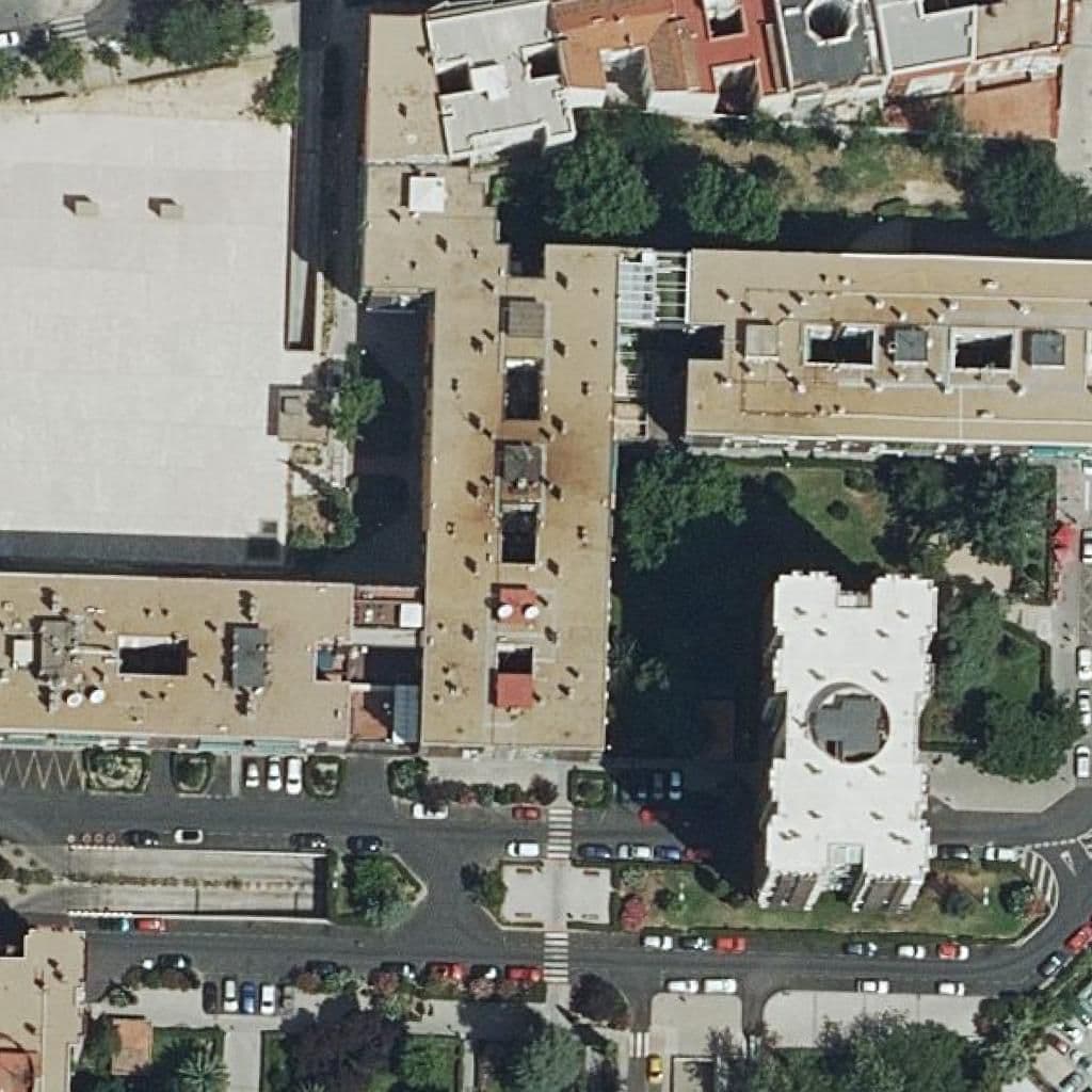 Aerial view of the grounds of Projardin Retiro