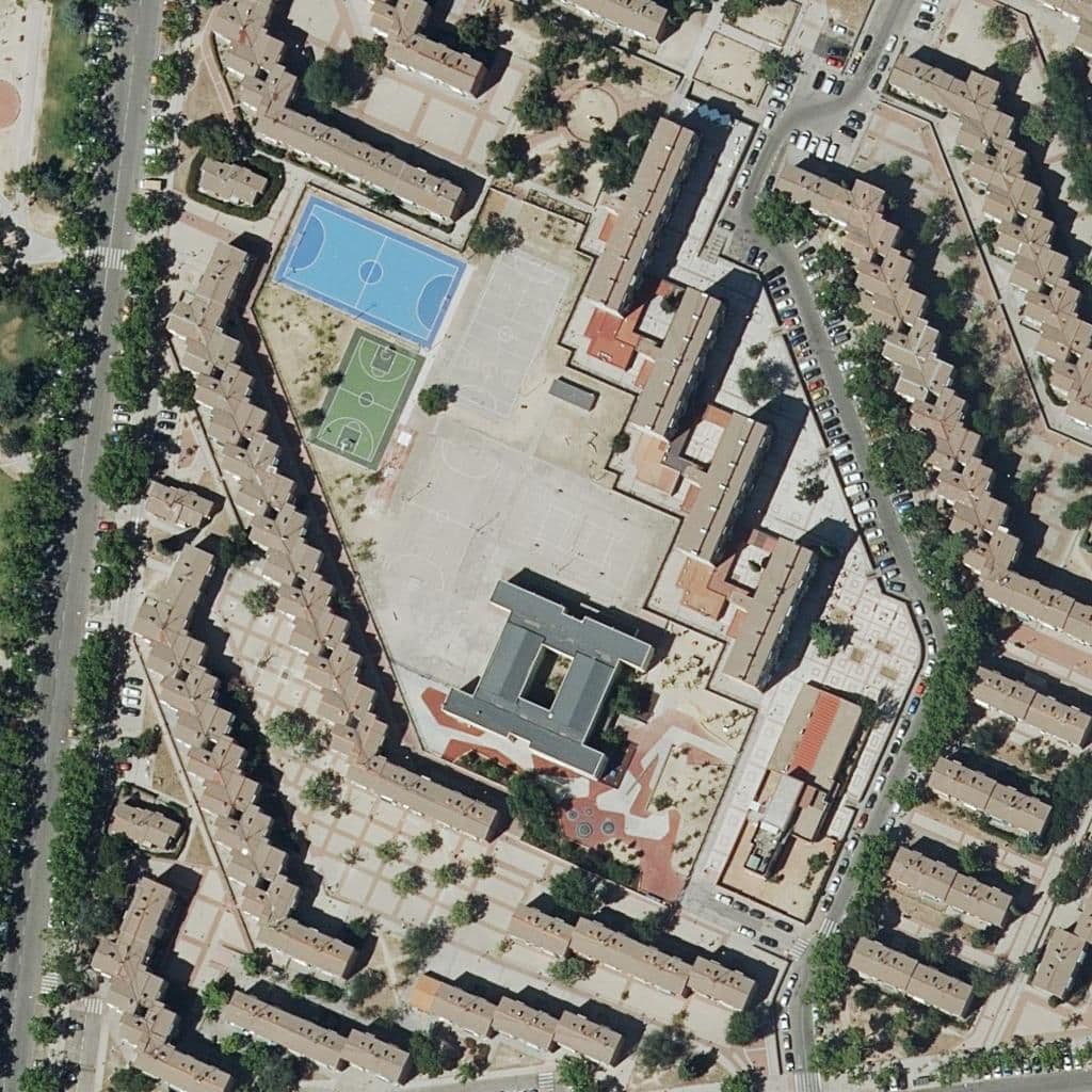 Aerial view of the grounds of Ramon Maria Del Valle Inclan