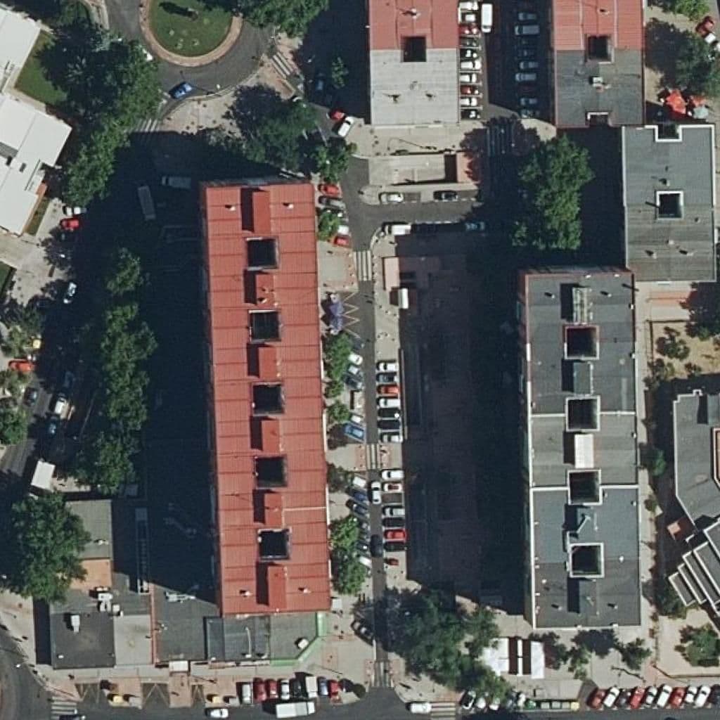 Aerial view of the grounds of Solam
