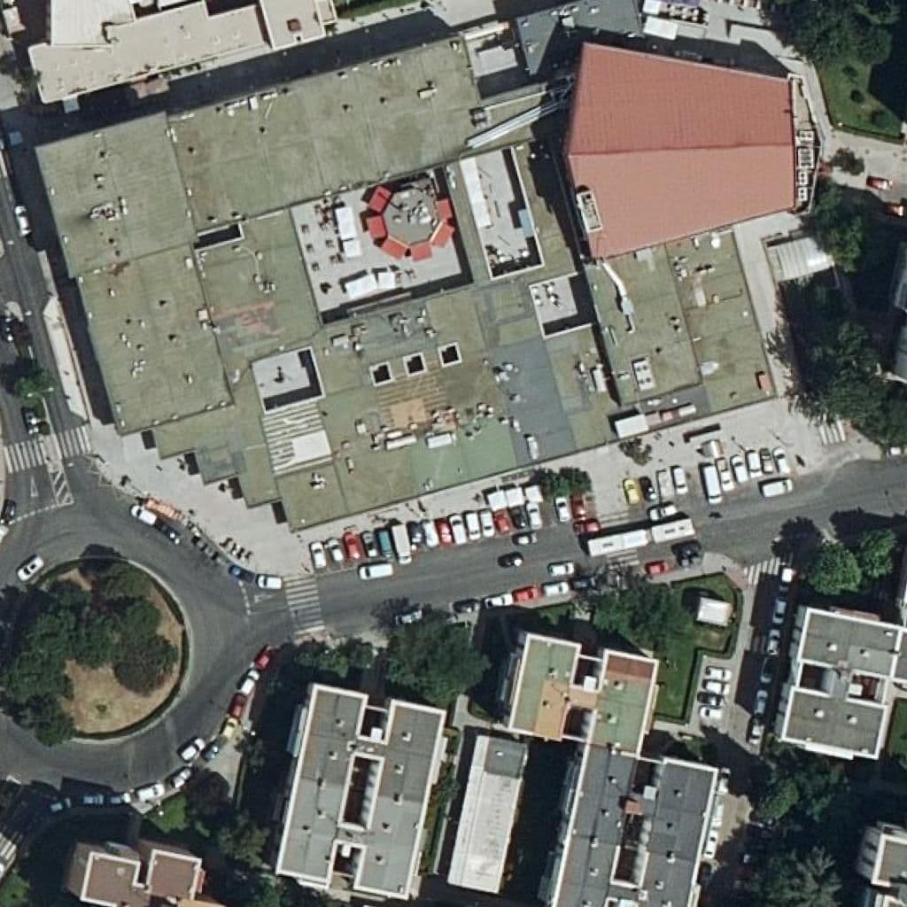 Aerial view of the grounds of Plus Ultra