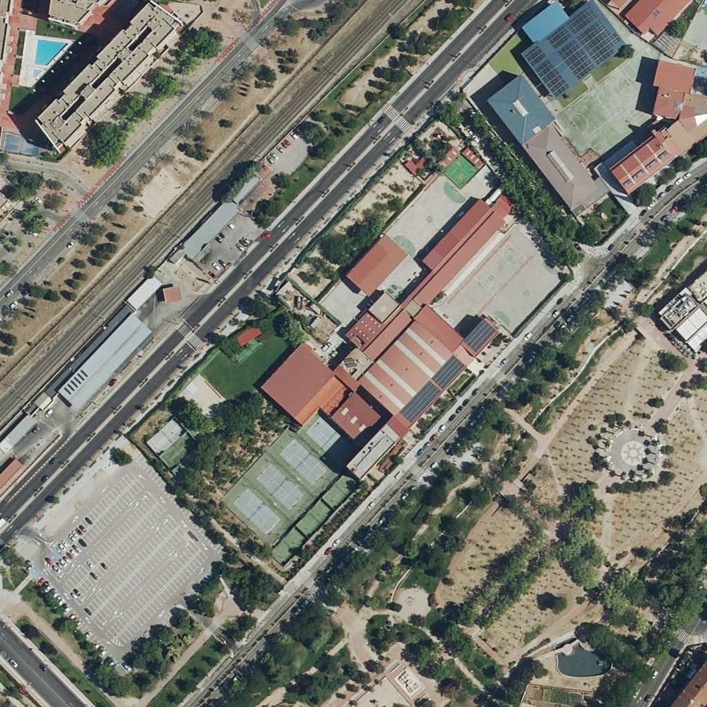 Aerial view of the grounds of Amanecer