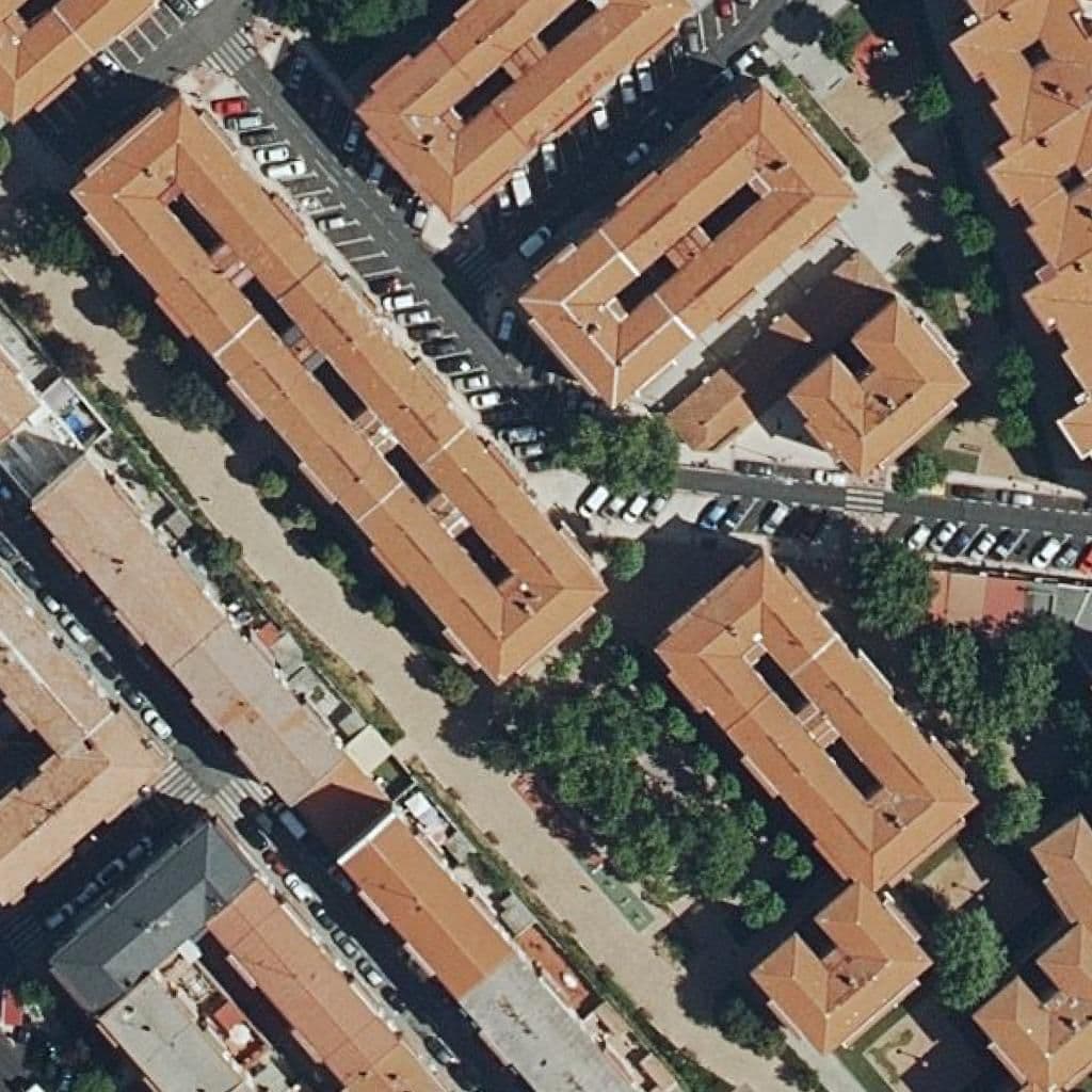 Aerial view of the grounds of Mi Casita
