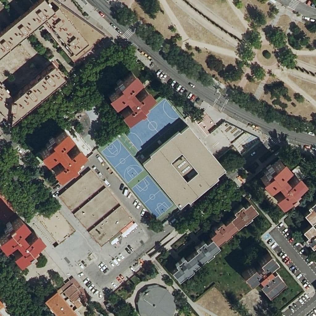 Aerial view of the grounds of C.de Prees.las Doradas