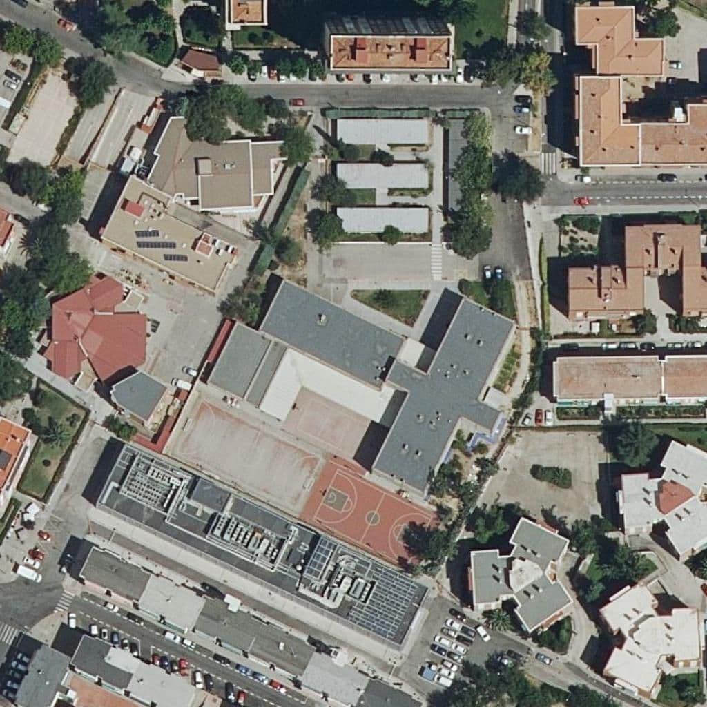 Aerial view of the grounds of Mariano Jose De Larra