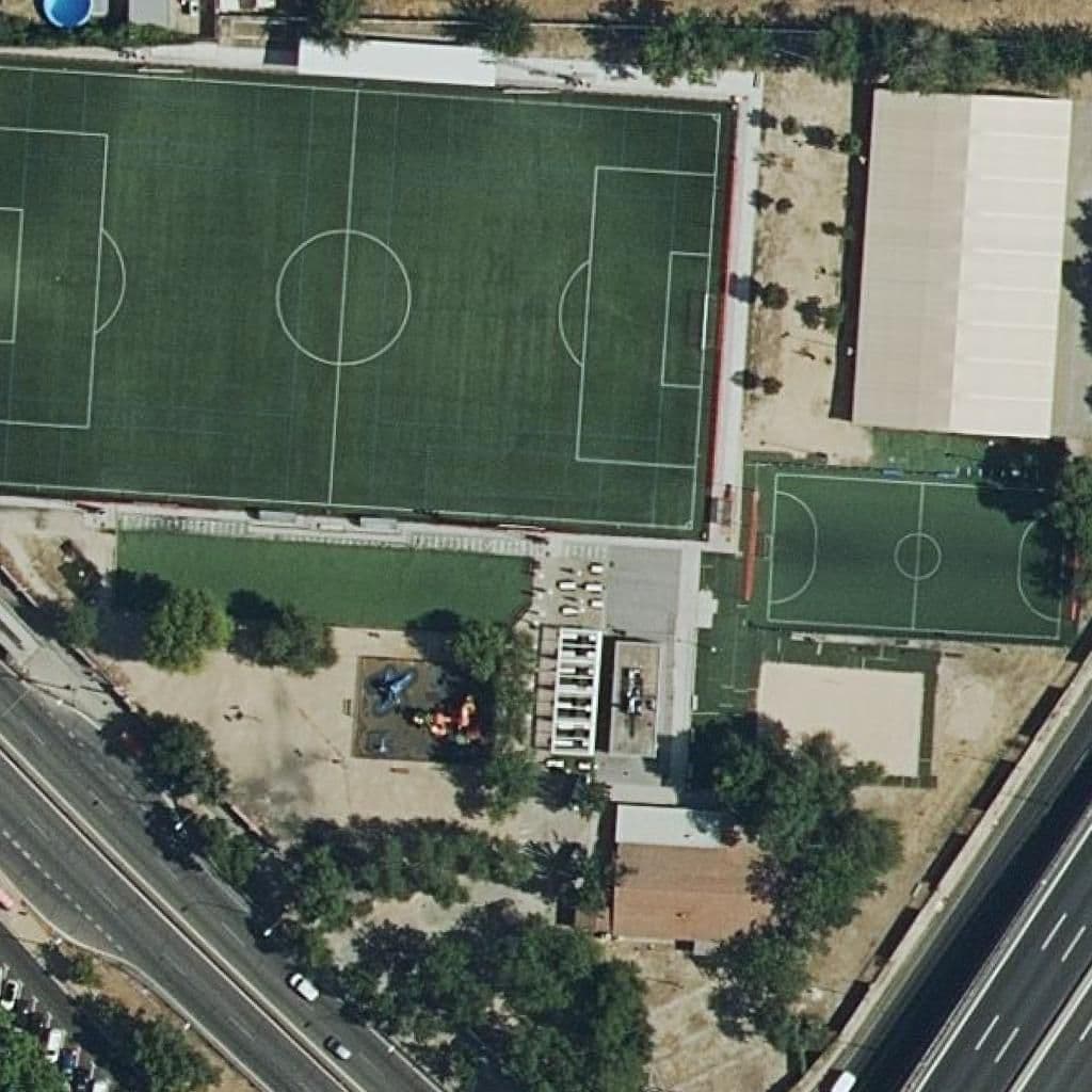 Aerial view of the grounds of Nuestra Señora De La Esperanza