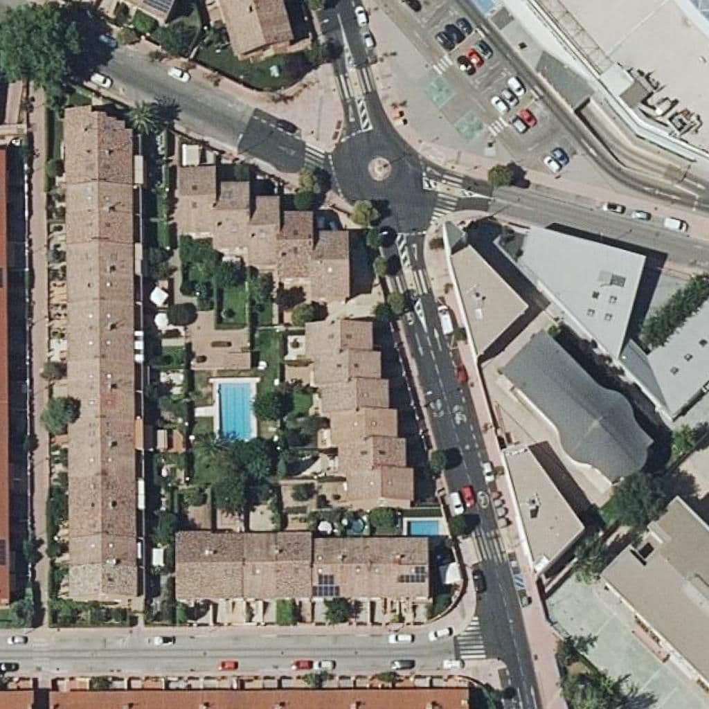 Aerial view of the grounds of Dulcinea