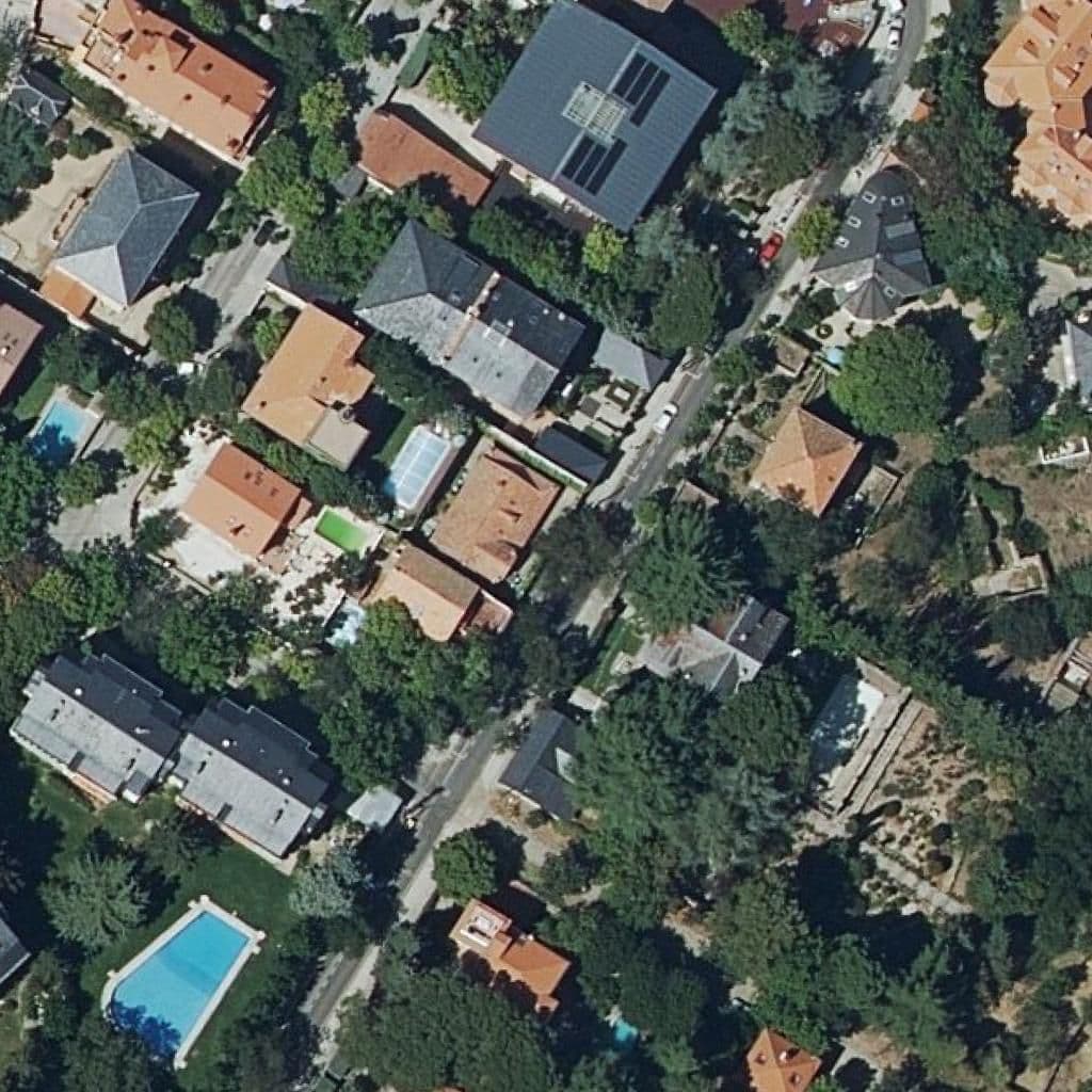 Aerial view of the grounds of C.de Prees.santa Maria De Leuca