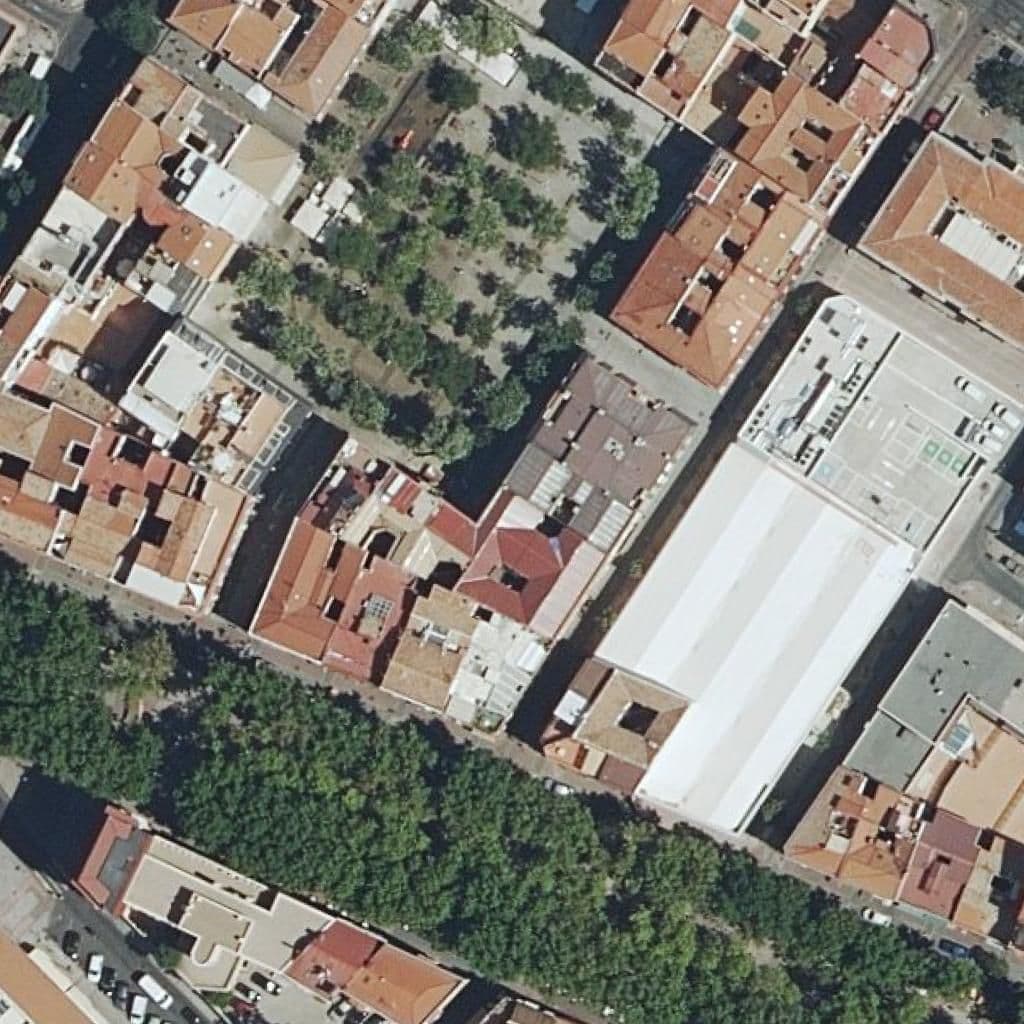 Aerial view of the grounds of Centro Cultural Gredos