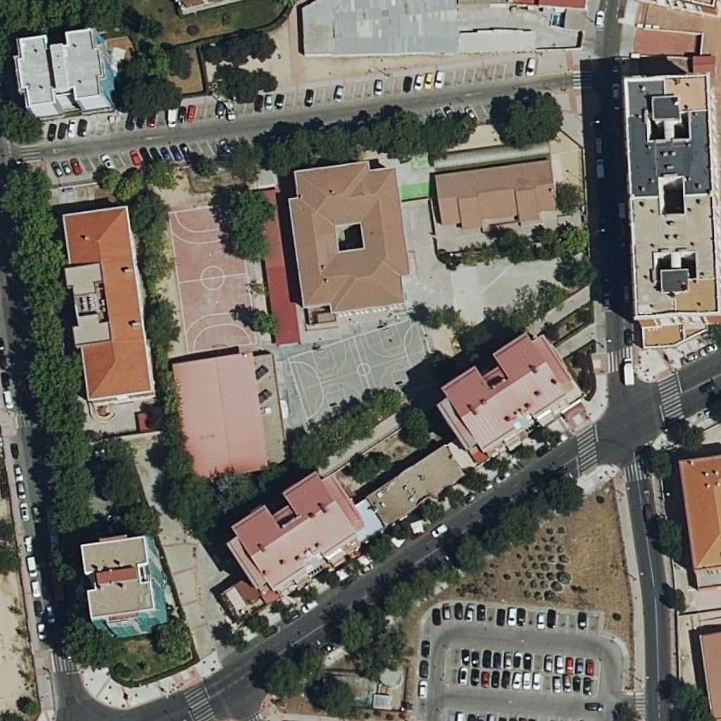 Aerial view of the grounds of Antonio Machado
