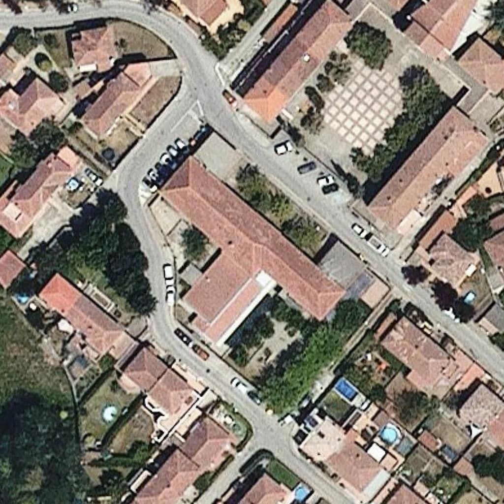Aerial view of the grounds of Llar D'infants Sant Pere Màrtir