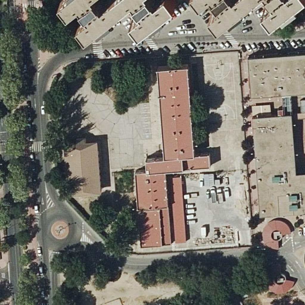 Aerial view of the grounds of Zulema
