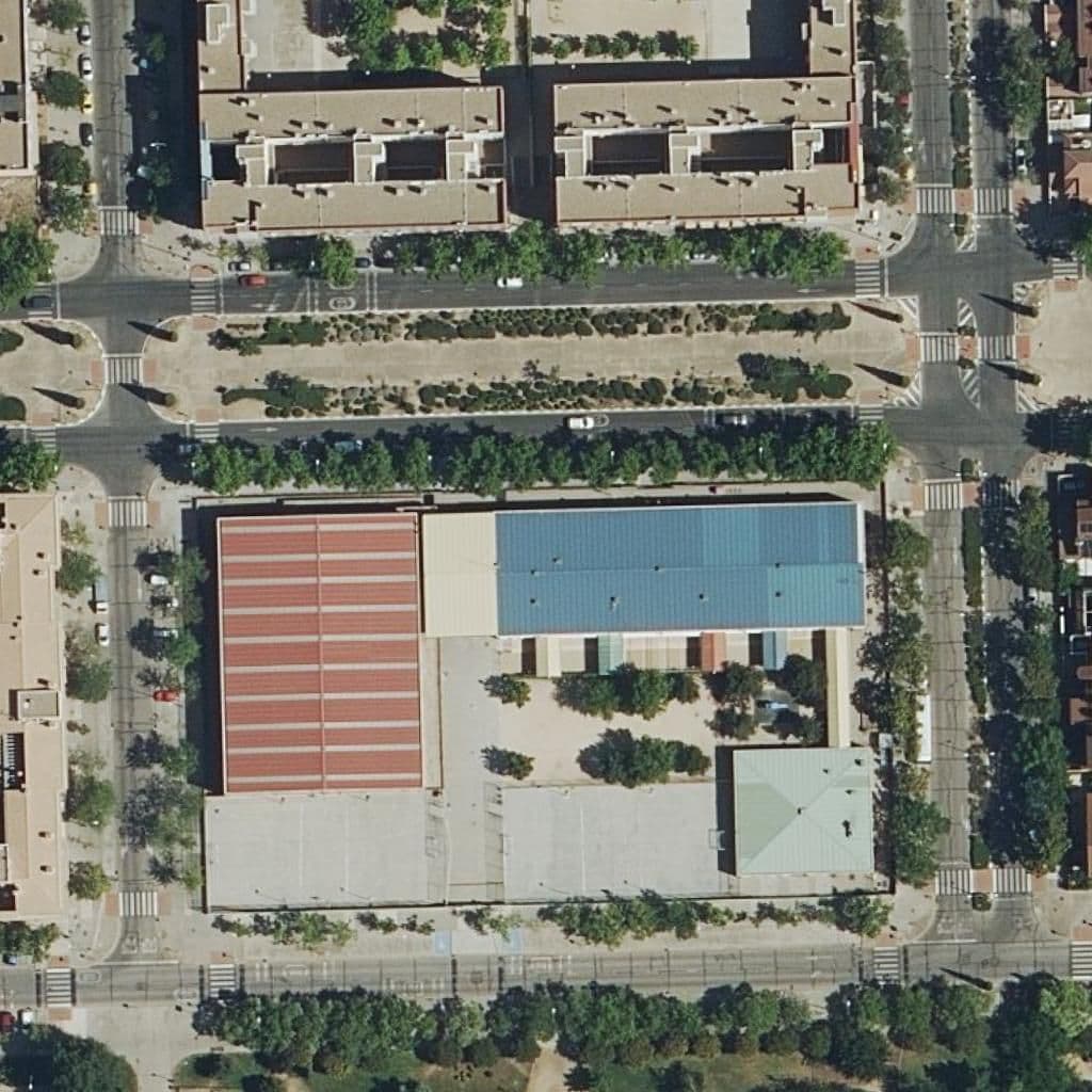 Aerial view of the grounds of Antonio Machado