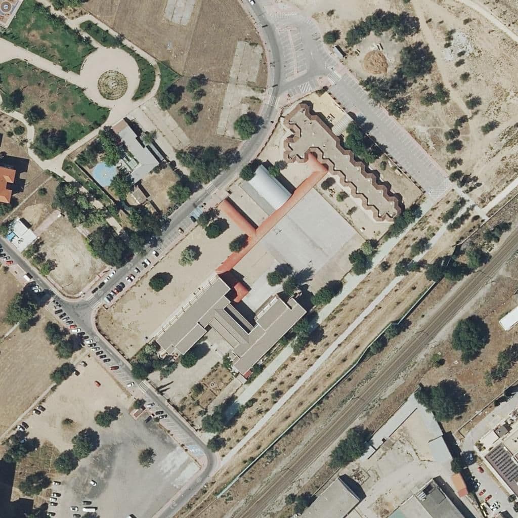Aerial view of the grounds of Ciudad Del Aire