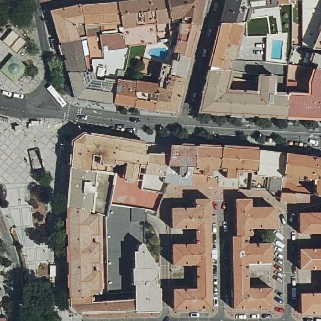 Aerial view of the grounds of Pekes