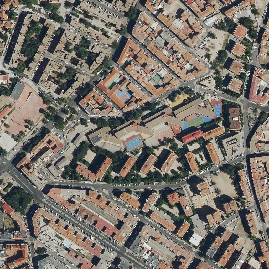 Aerial view of the grounds of Miguel Servet