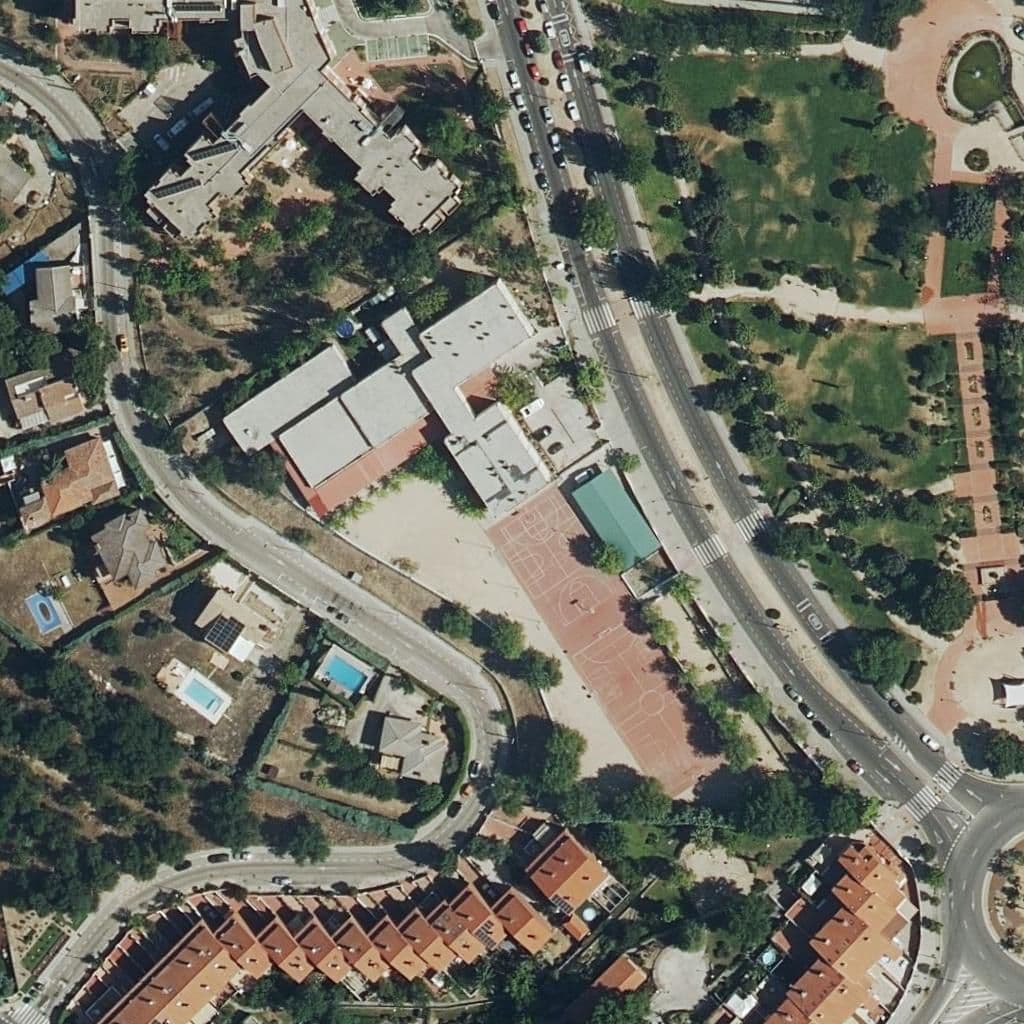 Aerial view of the grounds of Celso Emilio Ferreiro