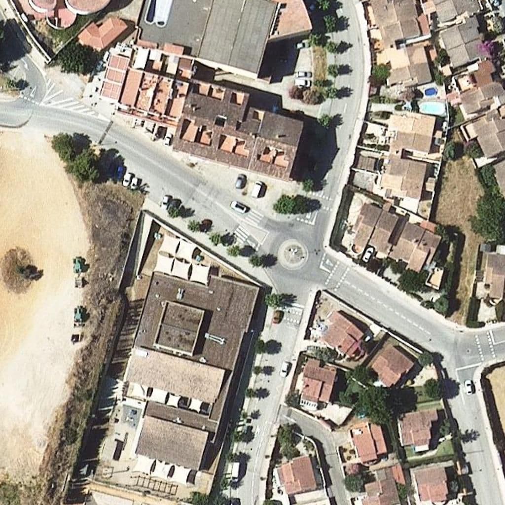 Aerial view of the grounds of Escola Bressol De L'escala