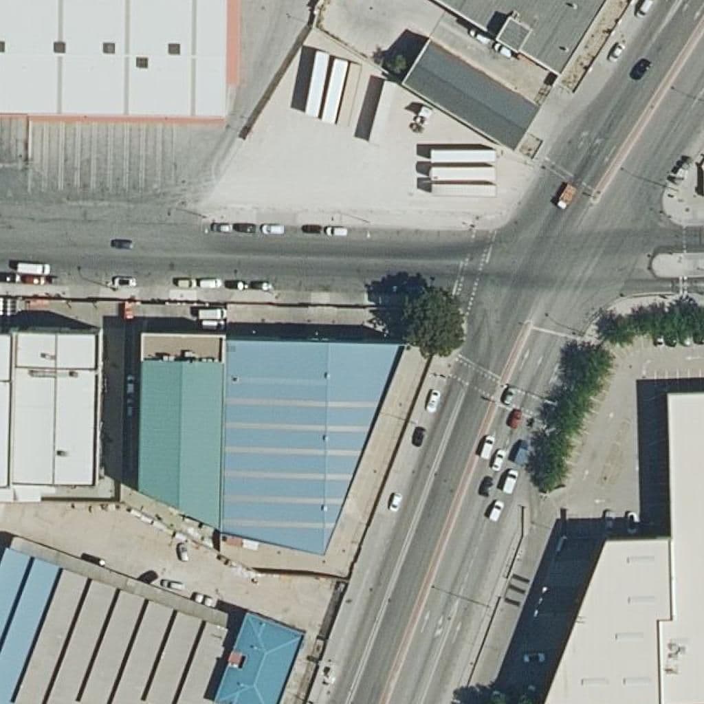 Aerial view of the grounds of C.p.monte Carmelo