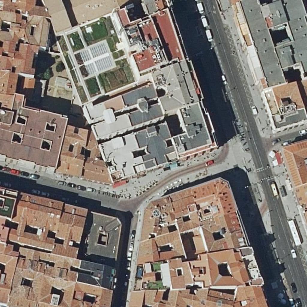 Aerial view of the grounds of Academia Dovi-C.de Epa