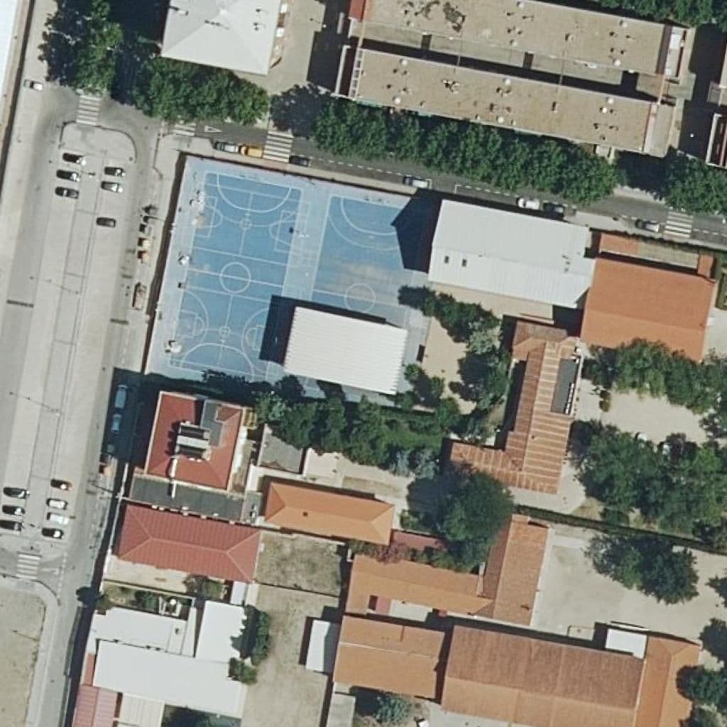 Aerial view of the grounds of Obra So.n.s.montserrat-S.simon Y S.judas