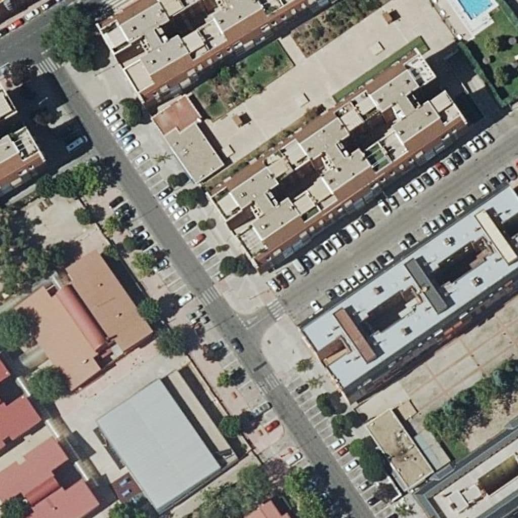 Aerial view of the grounds of Miguel Hernandez