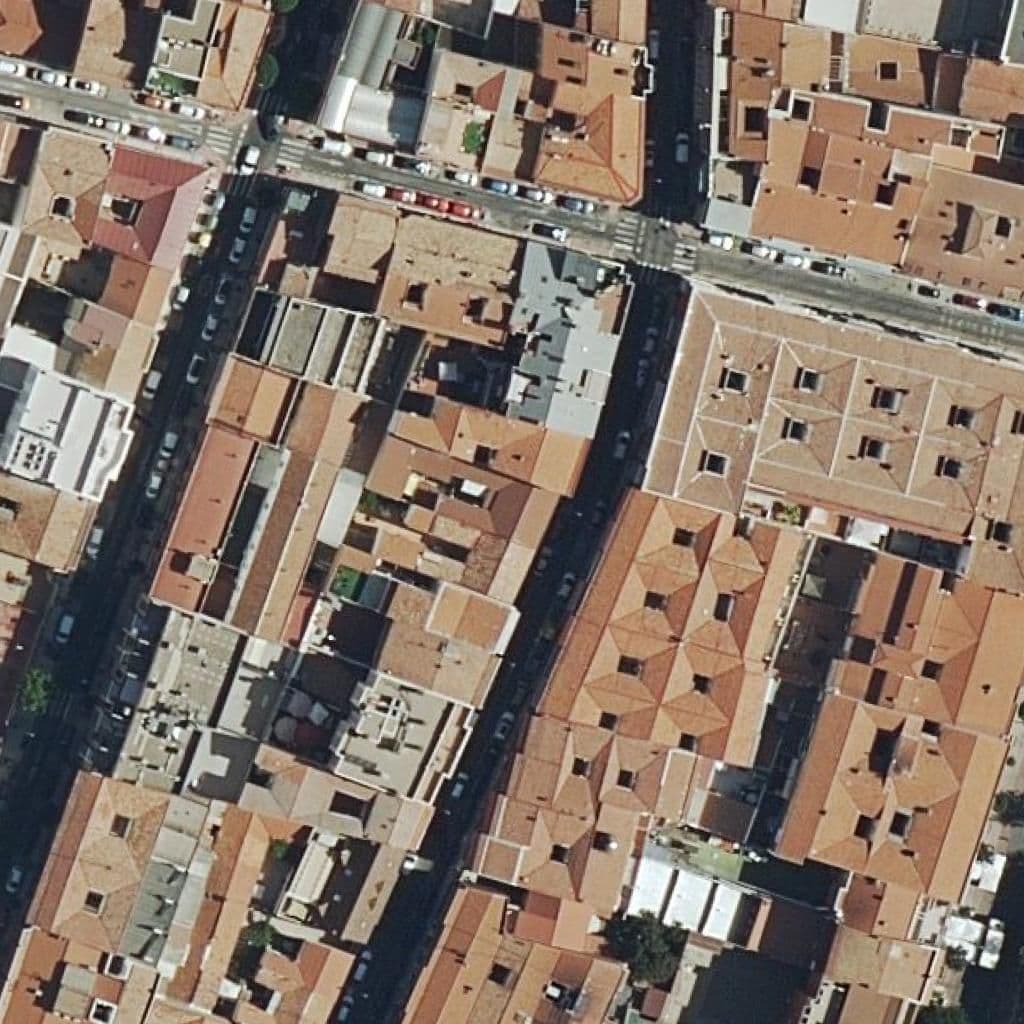 Aerial view of the grounds of Virgen De Peñas Altas