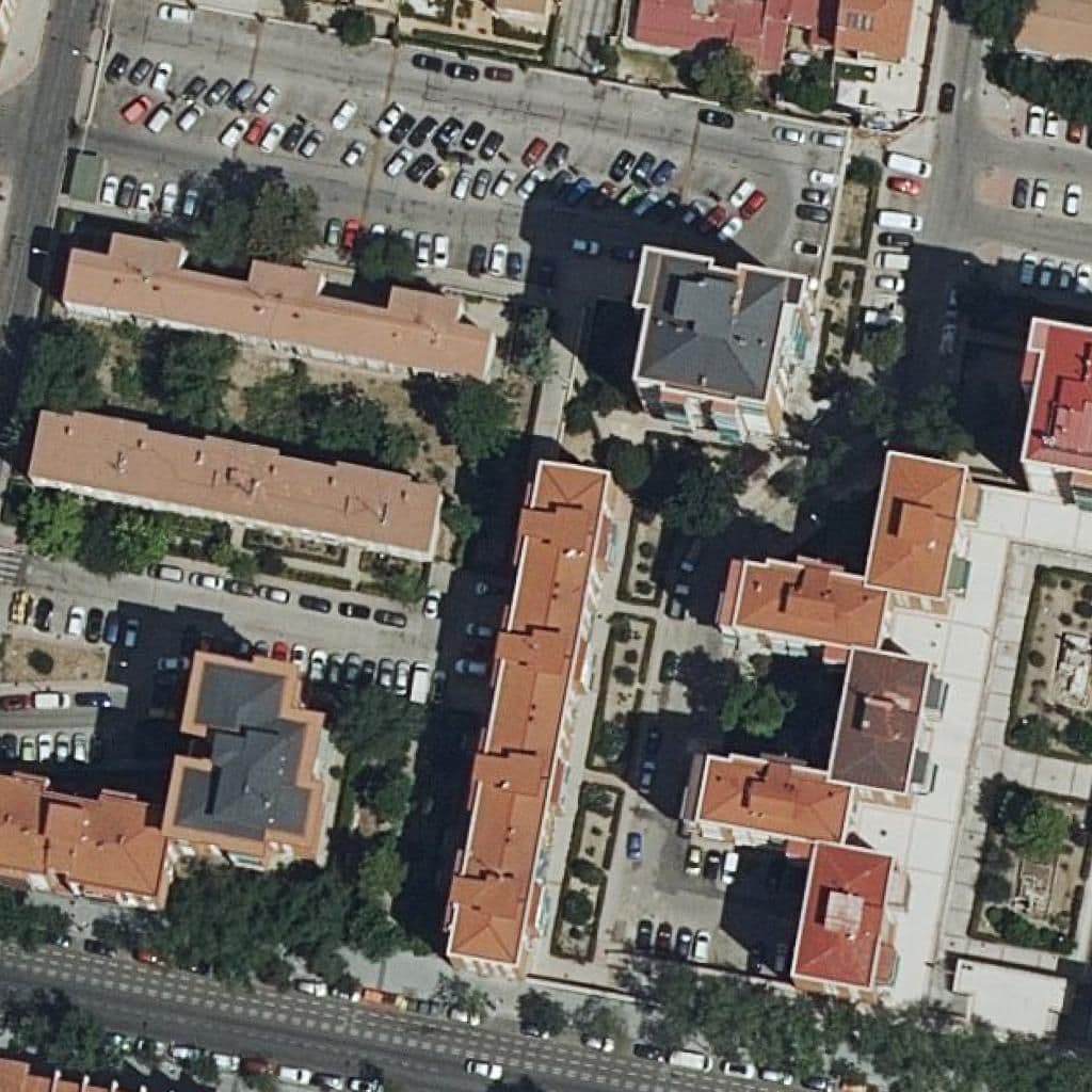Aerial view of the grounds of Oporto
