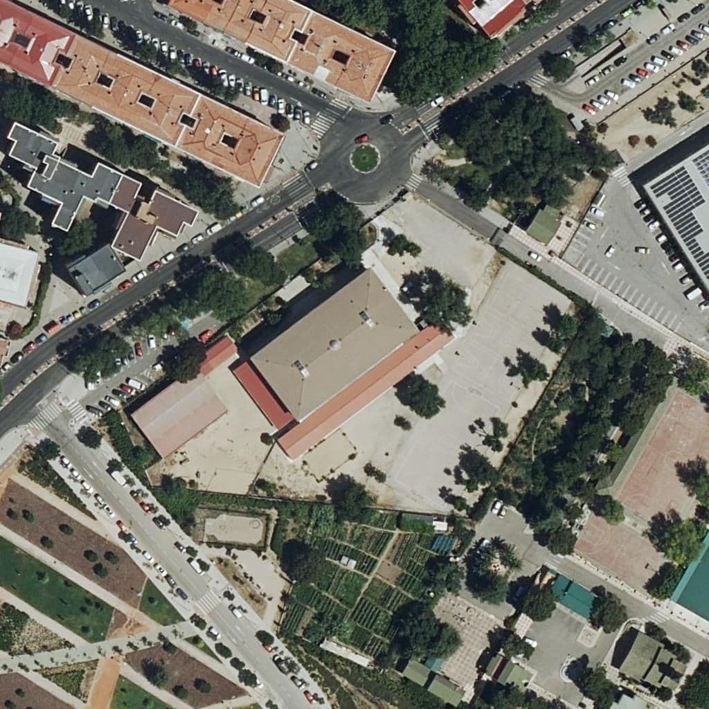 Aerial view of the grounds of Ciudadescuela Muchachos