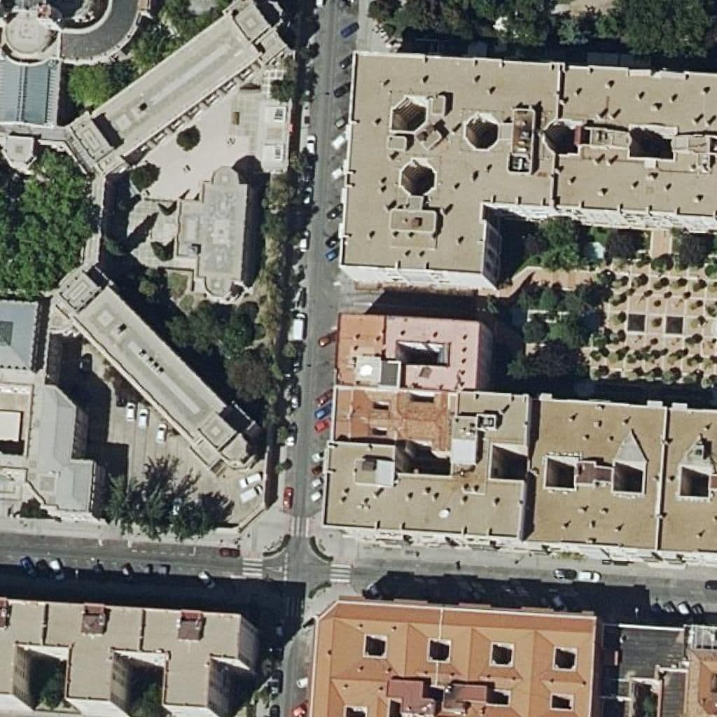 Aerial view of the grounds of Verbo Encarnado