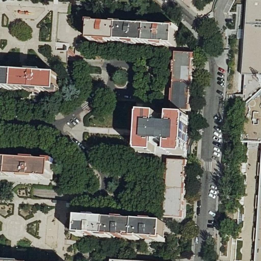 Aerial view of the grounds of Fatima