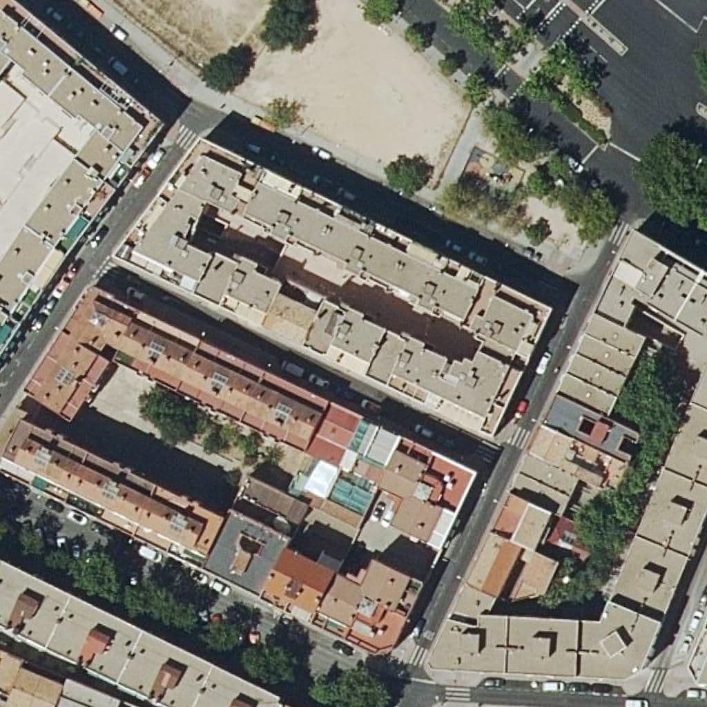 Aerial view of the grounds of San Roque