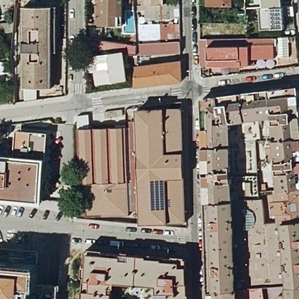 Aerial view of the grounds of Seneca Ii