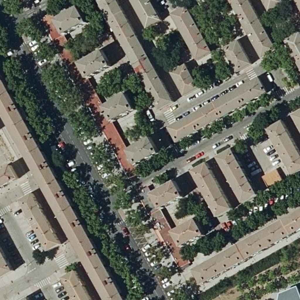 Aerial view of the grounds of Pio Xii Ii