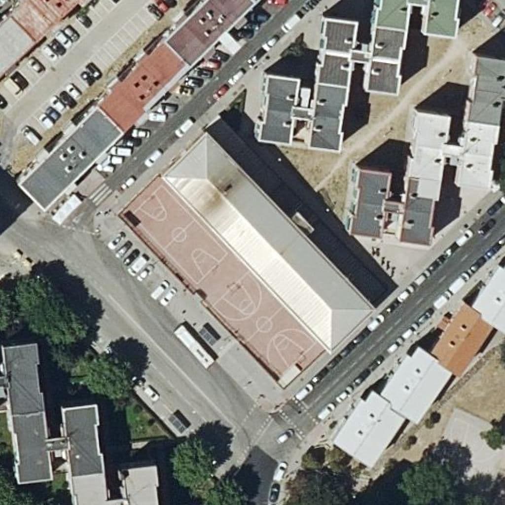 Aerial view of the grounds of Tao (Centro De Pedagogia Terapeutica)