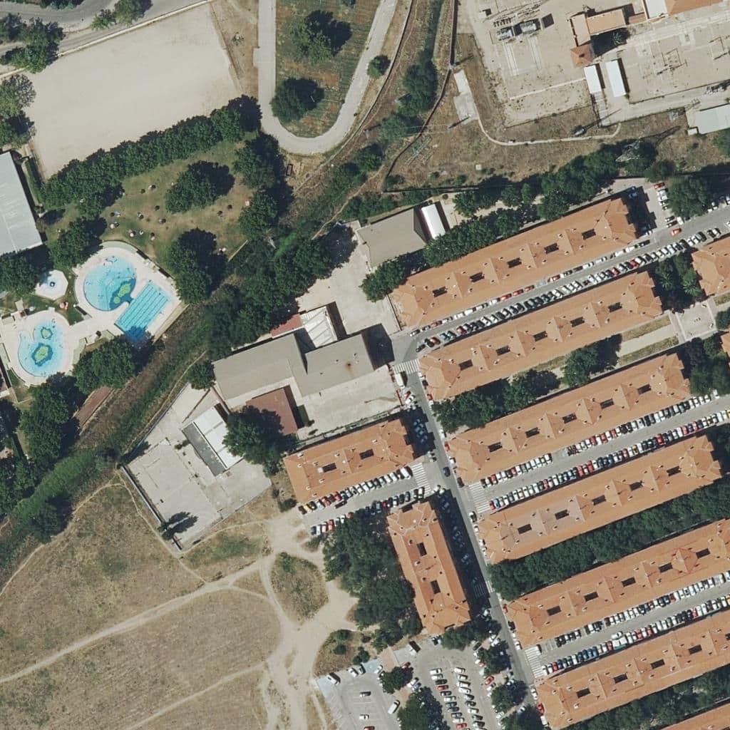 Aerial view of the grounds of Antonio Machado