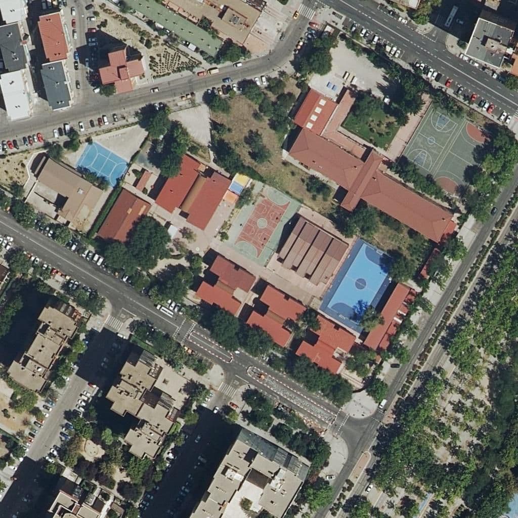 Aerial view of the grounds of La Rioja