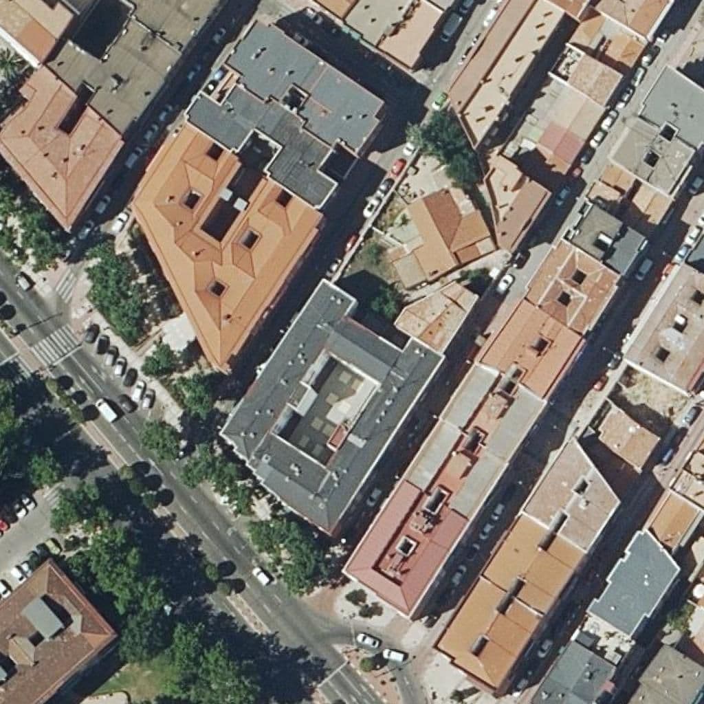 Aerial view of the grounds of Liceo 3