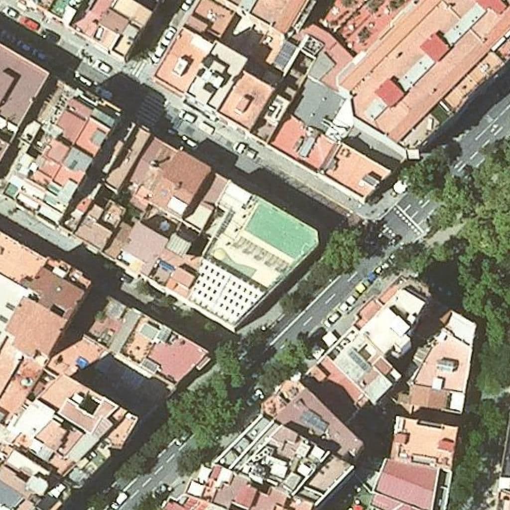 Aerial view of the grounds of Escola Dovella